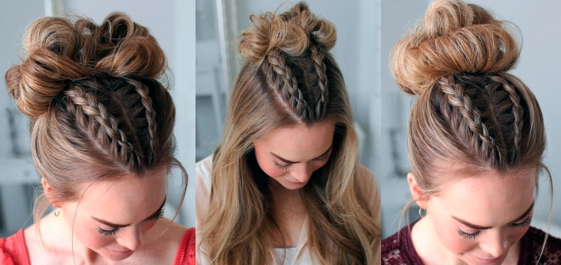 French braids hairstyle